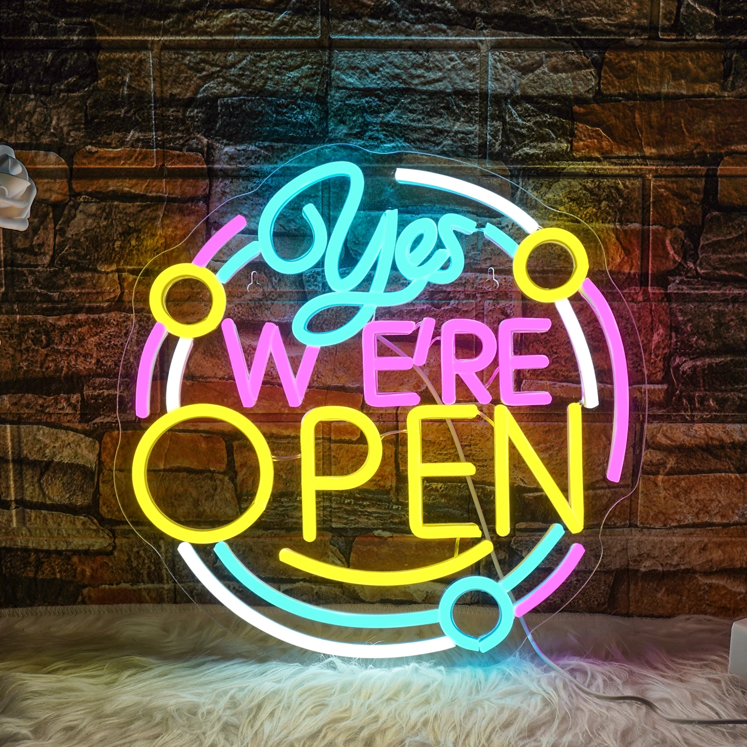 Yes We Are Open Neon Sigh Светодиодный подвесной настенный светильник для магазина, бара, клуба, бара, привлекательного приветствия, супер яркий светильник, настенное искусство
Yes We Are Open Neon Sigh Светодиодный подвесной настенный светильник для магазина, бара, клуба, бара, привлекательного приветствия, супер яркий светильник, настенное искусство
