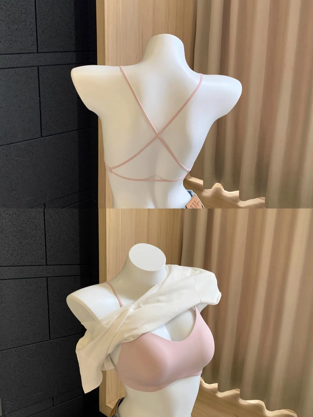 Wireless Thin Strap Women's Bra Breathable Seamless Cross Back Gathered Coverage Nylon Fabric V-Neck No Clasp All Seasons
Wireless Thin Strap Women's Bra Breathable Seamless Cross Back Gathered Coverage Nylon Fabric V-Neck No Clasp All Seasons