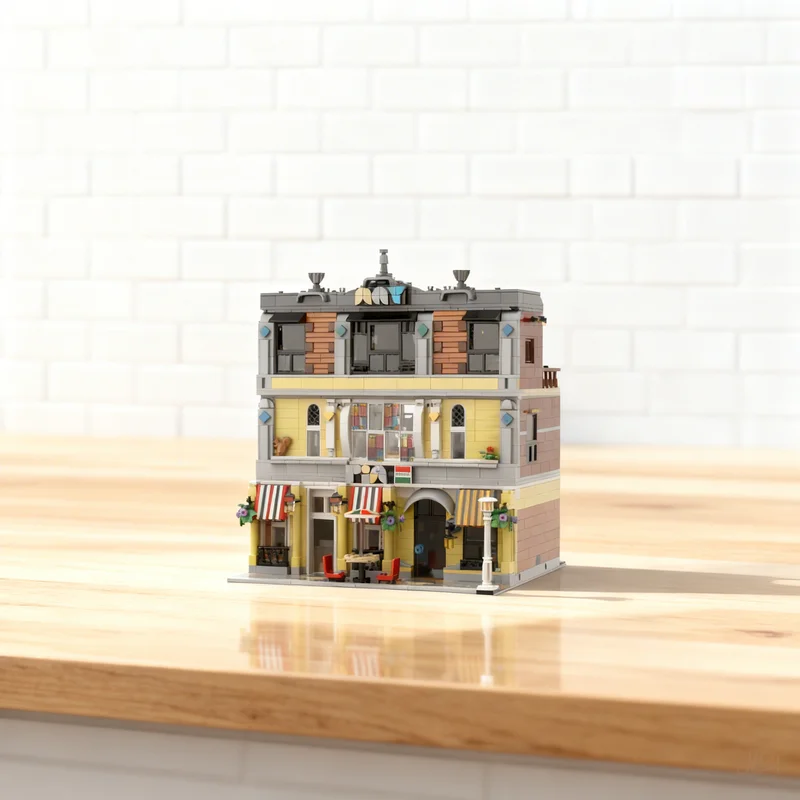 2643pcs MOC Art School And PiA Pizza Modular Streetscape Model Building Blocks Architecture Toy Christmas Gifts Brick Kids DIY
2643pcs MOC Art School And PiA Pizza Modular Streetscape Model Building Blocks Architecture Toy Christmas Gifts Brick Kids DIY
