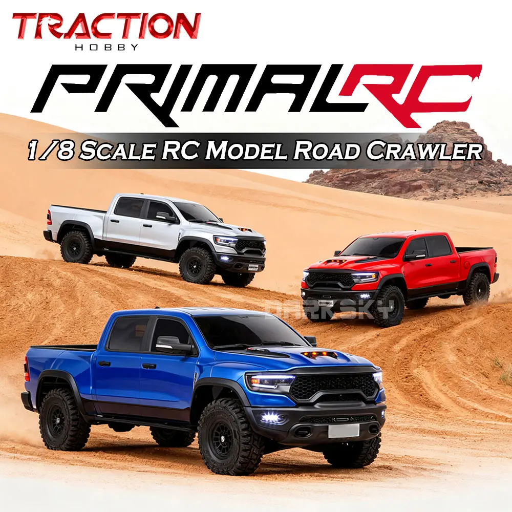TRACTION HOBBY KM 1500 Pickup Truck 4WD RTR 1/8 Electric Remote Control Model Cars Crawler Adult Children's Toys
TRACTION HOBBY KM 1500 Pickup Truck 4WD RTR 1/8 Electric Remote Control Model Cars Crawler Adult Children's Toys