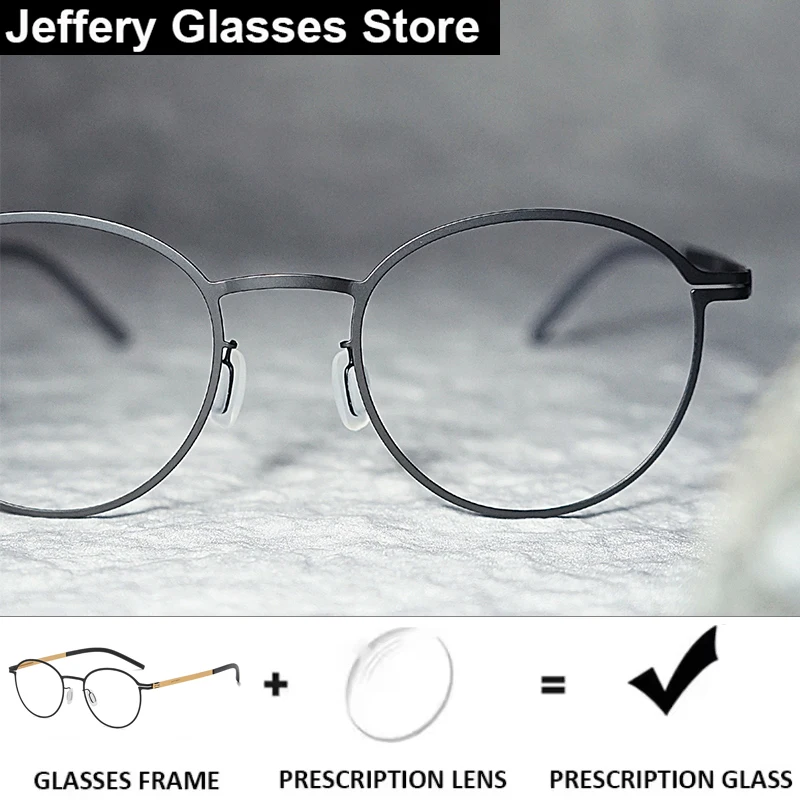 Germany Brand Men Round Prescription Glasses Frame Tona Vintage Titanium Ultralight Optical Myopia Progressive Eyeglasses Lens
Germany Brand Men Round Prescription Glasses Frame Tona Vintage Titanium Ultralight Optical Myopia Progressive Eyeglasses Lens
