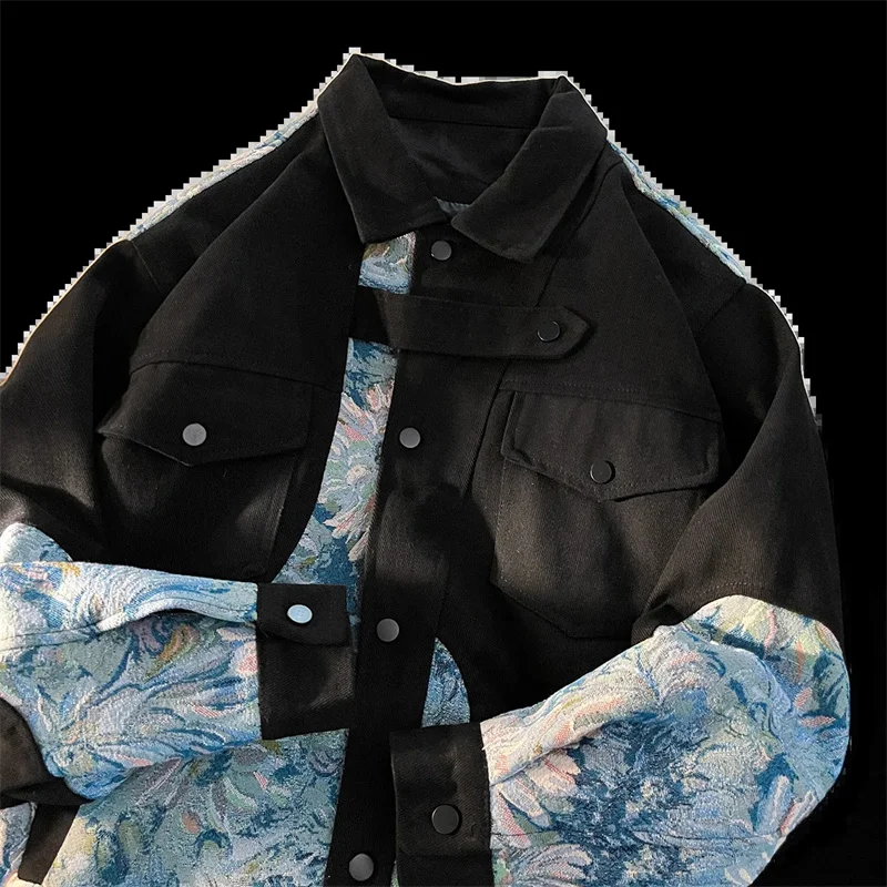 Jacket Jacket Men's 2024 Spring Autumn Retro Stitching Loose Heavy Weight China-Chic Tang Embroidery High-class Loose Clothes
Jacket Jacket Men's 2024 Spring Autumn Retro Stitching Loose Heavy Weight China-Chic Tang Embroidery High-class Loose Clothes