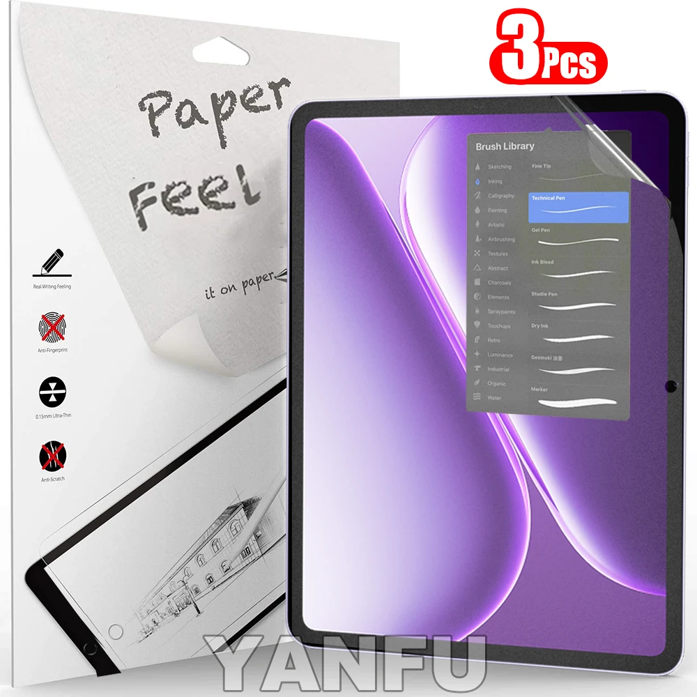 3Pcs Paper Feel Like Screen Protector for OnePlus Pad Go 2 12.1 OnePlus Pad Go 11.35 Film No Glass
3Pcs Paper Feel Like Screen Protector for OnePlus Pad Go 2 12.1 OnePlus Pad Go 11.35 Film No Glass
