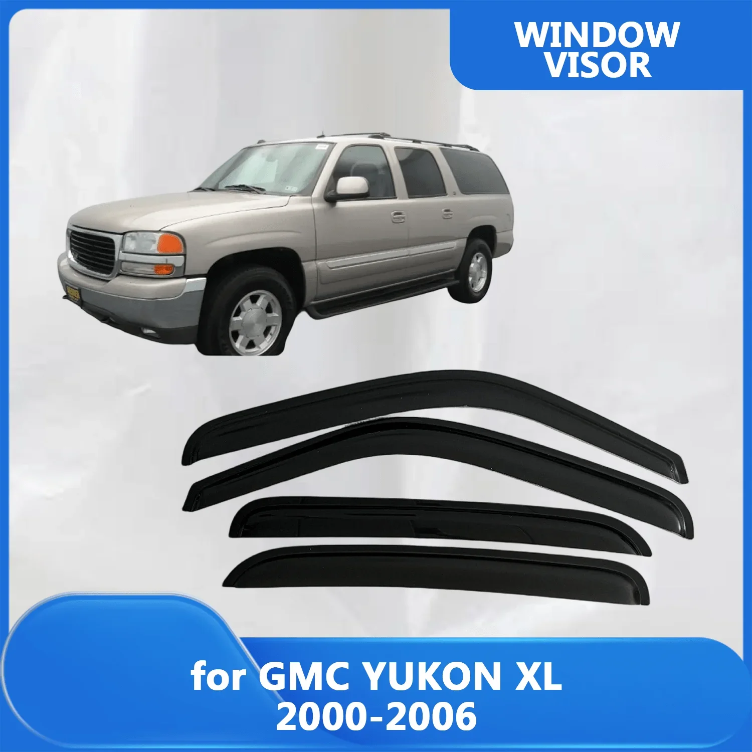Window Visor for GMC YUKON XL 2000 2001 2002 2003 2004 2005 2006 Wind Deflectors Rain Guards Door Visor Vent Shades Ventvisor
Window Visor for GMC YUKON XL 2000 2001 2002 2003 2004 2005 2006 Wind Deflectors Rain Guards Door Visor Vent Shades Ventvisor