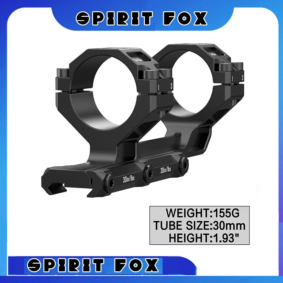 Spirit Fox - Lightweight Front-end Integrated Clamp - 30-34 Tube, 1.93 Inch Height, High Precision Hunting Clamp
Spirit Fox - Lightweight Front-end Integrated Clamp - 30-34 Tube, 1.93 Inch Height, High Precision Hunting Clamp