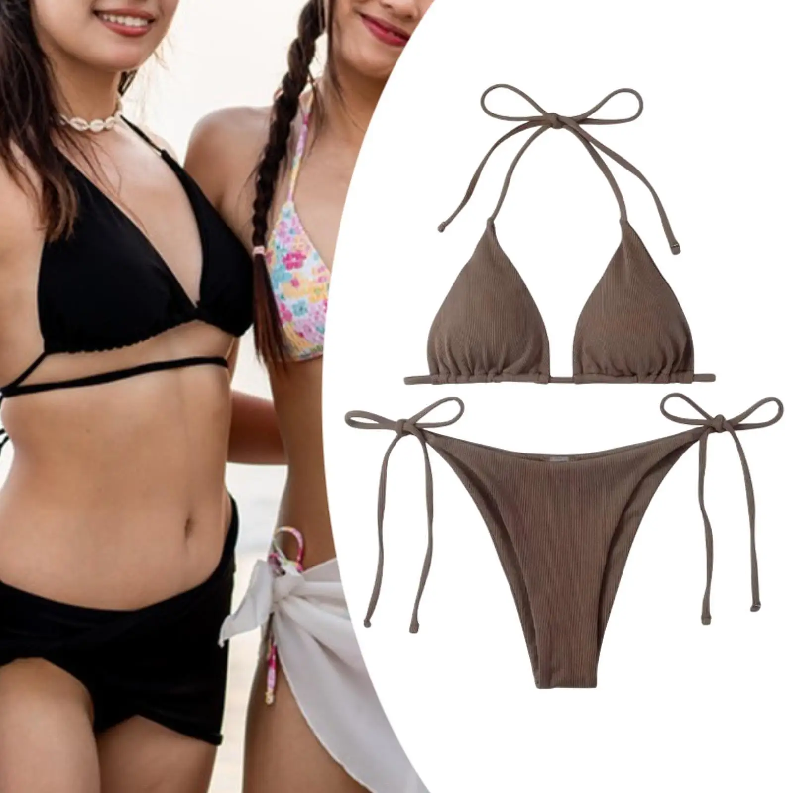 Women Bikini Suit Bathing Suit Womens Swimsuit w/ Adjustable Strap Summer Beach Wear Swimwear for Outdoor Water Sports Swim Pool
Women Bikini Suit Bathing Suit Womens Swimsuit w/ Adjustable Strap Summer Beach Wear Swimwear for Outdoor Water Sports Swim Pool