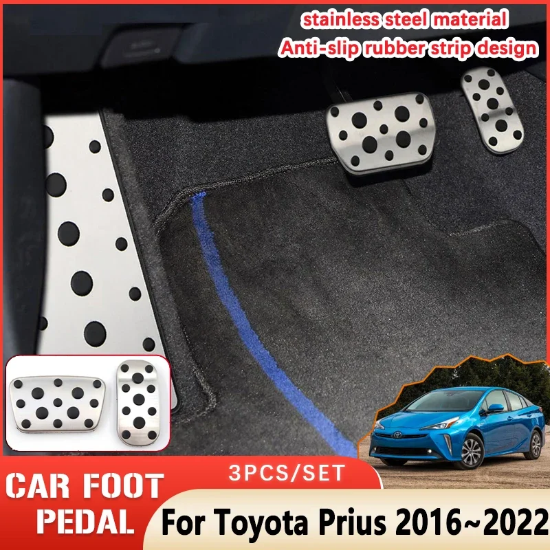 Автомобильные педали из нержавеющей стали для Toyota Prius XW50, аксессуары 2022 2016 2017 2018 2019 2020 2021, резиновая нескользящая без сверления
Автомобильные педали из нержавеющей стали для Toyota Prius XW50, аксессуары 2022 2016 2017 2018 2019 2020 2021, резиновая нескользящая без сверления