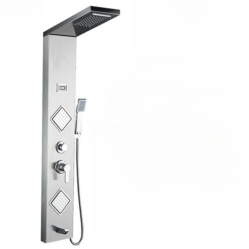 Душевая шина, полный медный темный комплект, открытый душ 
Душевая шина, полный медный темный комплект, открытый душ