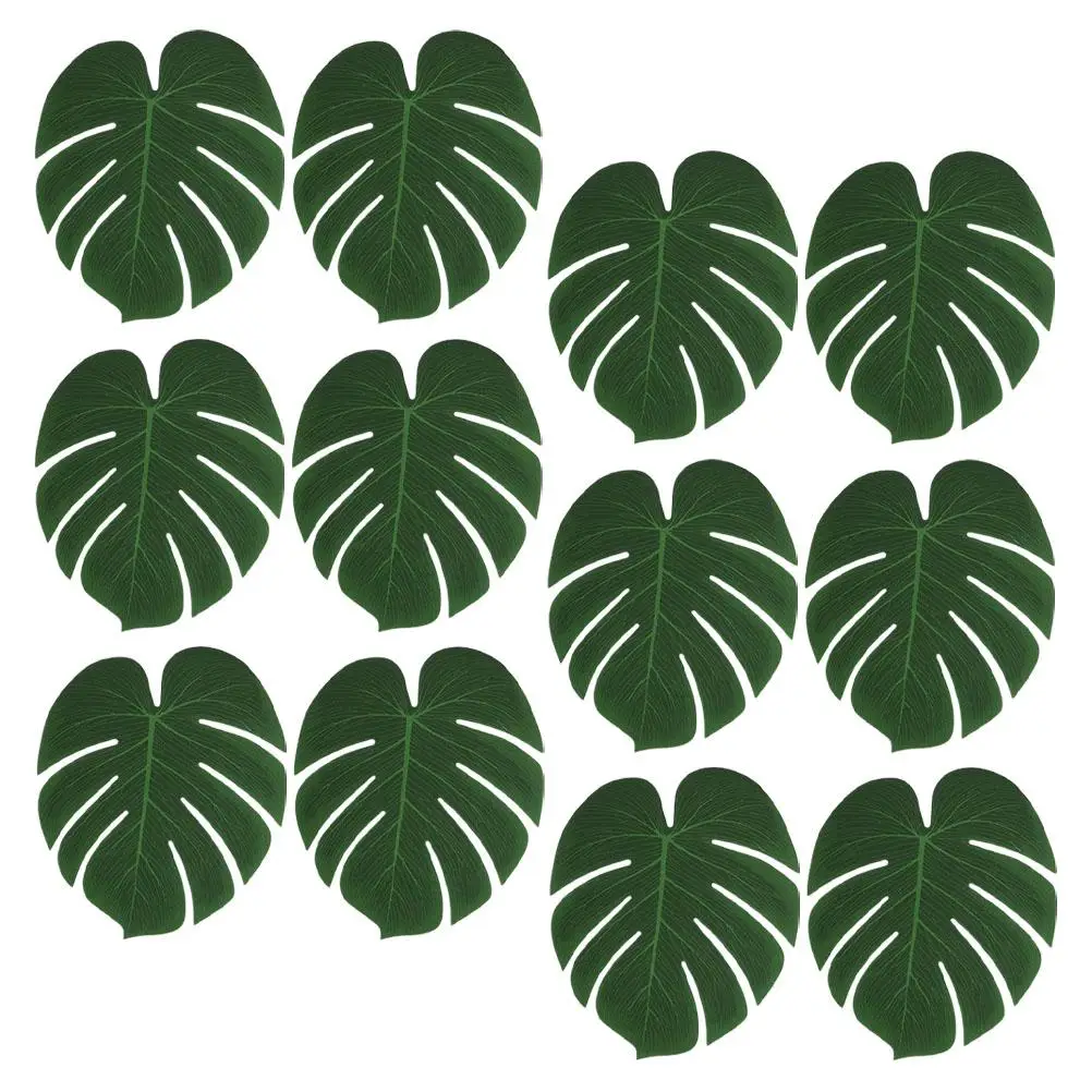 12 Pcs Turtle Leaf 35cmx29cm Fake Leaves for Home Party Faux Leaves Supplies Layout Decor Hawaiian Beach Theme
12 Pcs Turtle Leaf 35cmx29cm Fake Leaves for Home Party Faux Leaves Supplies Layout Decor Hawaiian Beach Theme