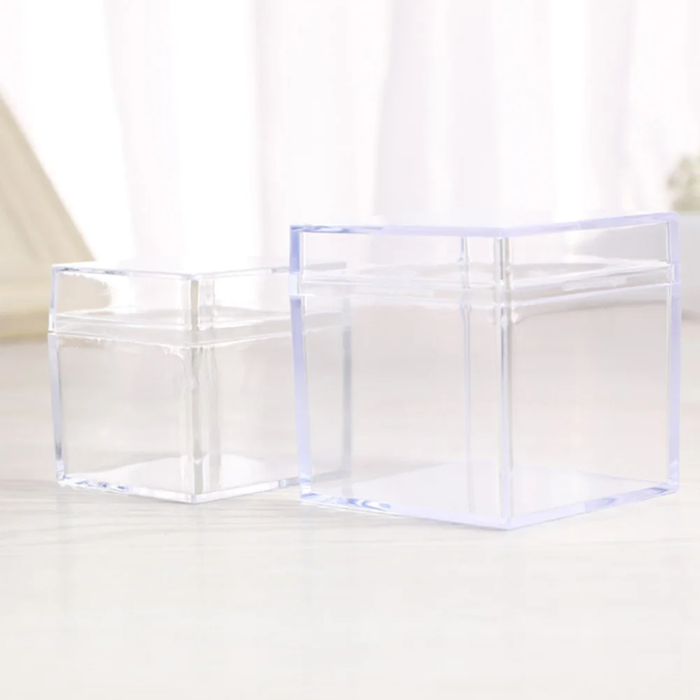 8pcs Square Storage Boxes Clear Transparent Mini Containers y Jewelry 6.5x6.5x6.5cm Reusable Plastic ganizers Gift
8pcs Square Storage Boxes Clear Transparent Mini Containers y Jewelry 6.5x6.5x6.5cm Reusable Plastic ganizers Gift