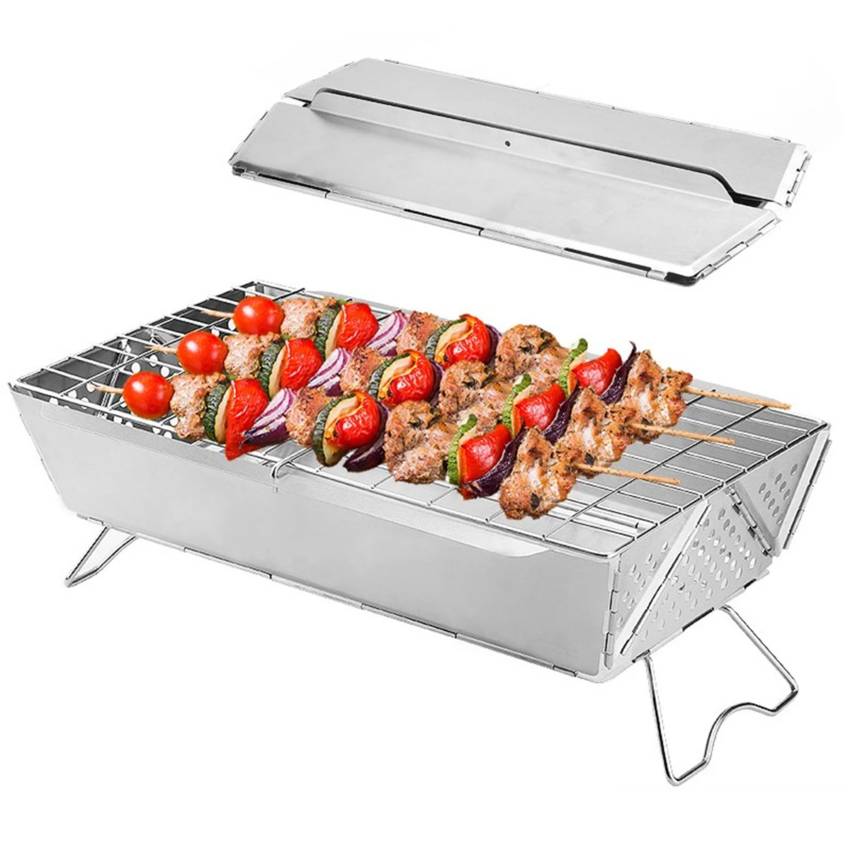 stainless steel BBQ barbecue grill folding grill easily carry barbecue-grill Folding Barbecue Stove 38x18.5x14cm
stainless steel BBQ barbecue grill folding grill easily carry barbecue-grill Folding Barbecue Stove 38x18.5x14cm