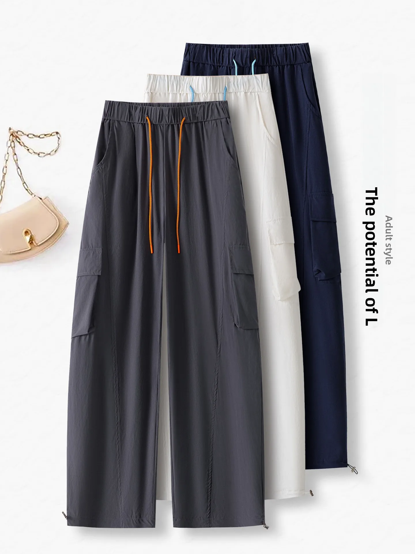 American Style Quick Dry Work Pants Women Summer Thin High Waist Wide Leg Knife Multi Pocket Casual Hiking Pants
American Style Quick Dry Work Pants Women Summer Thin High Waist Wide Leg Knife Multi Pocket Casual Hiking Pants