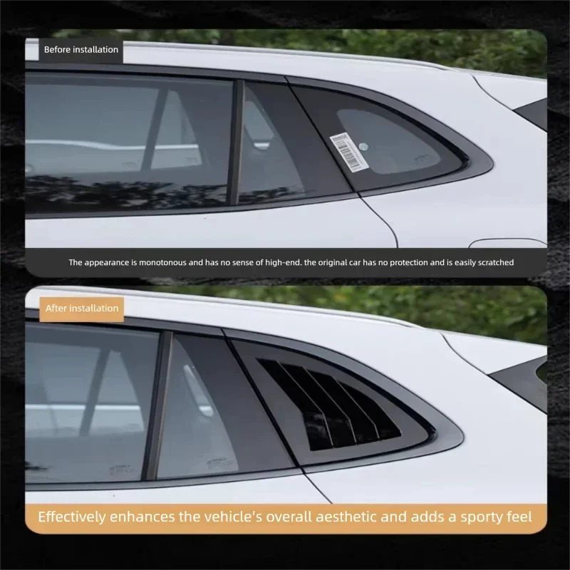 For Rear Triangle Window Shutters & Triangle Wing for Geely Starship 7 EM-i, Exterior Shark Decoration Stickers
For Rear Triangle Window Shutters & Triangle Wing for Geely Starship 7 EM-i, Exterior Shark Decoration Stickers