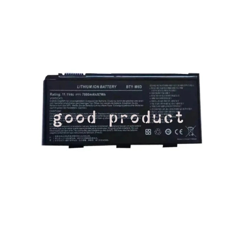 BTY-M6D Laptop Battery for MSI GT60 GT70 GX780R GX680 GX780 GT780R GT660R GT663R GX660 GT680R GT783R
BTY-M6D Laptop Battery for MSI GT60 GT70 GX780R GX680 GX780 GT780R GT660R GT663R GX660 GT680R GT783R