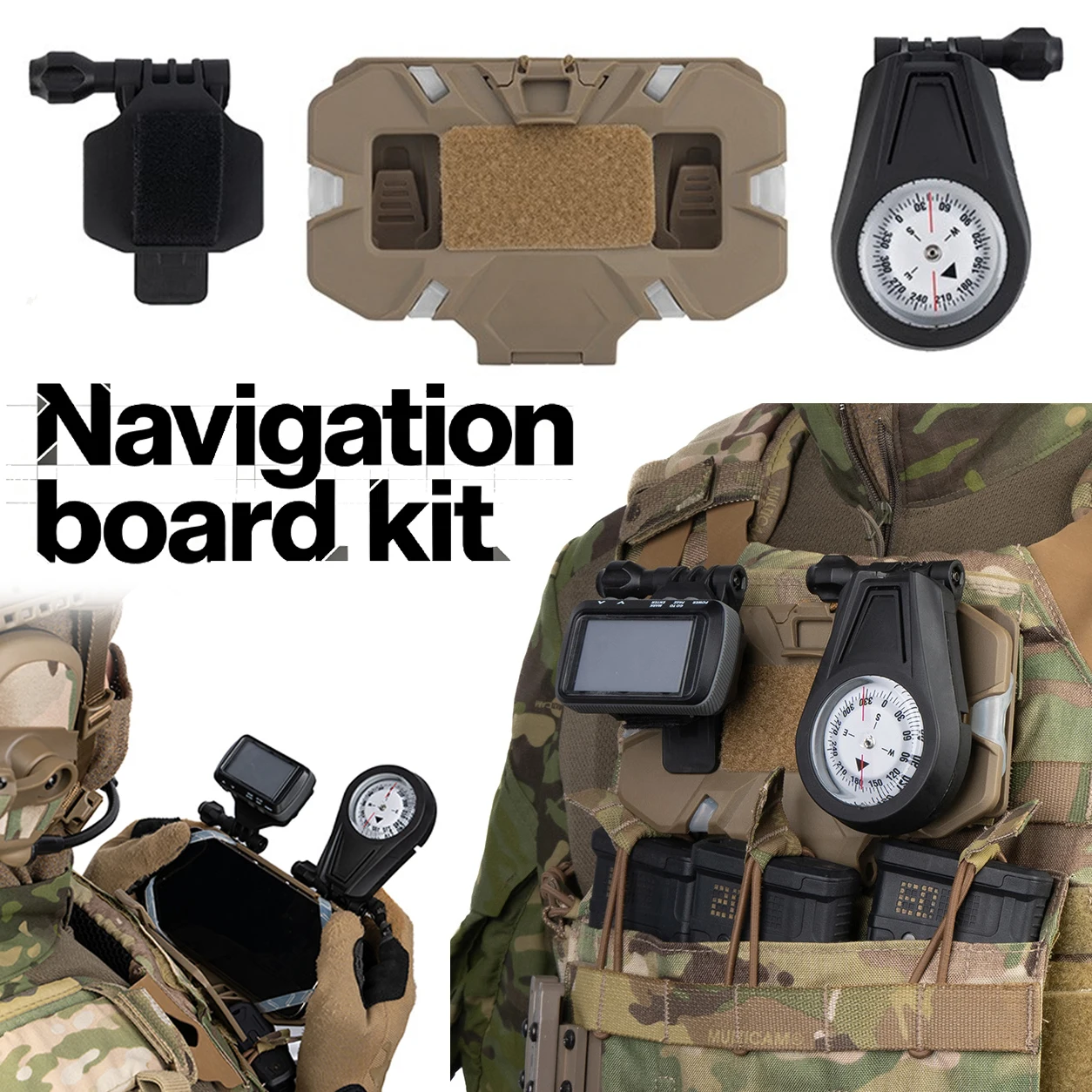 Tactical Foldable Navigation Board with Compass Molle Chest Phone Holder Hunting Outdoor Airsoft Military Gear GPS Device Base
Tactical Foldable Navigation Board with Compass Molle Chest Phone Holder Hunting Outdoor Airsoft Military Gear GPS Device Base