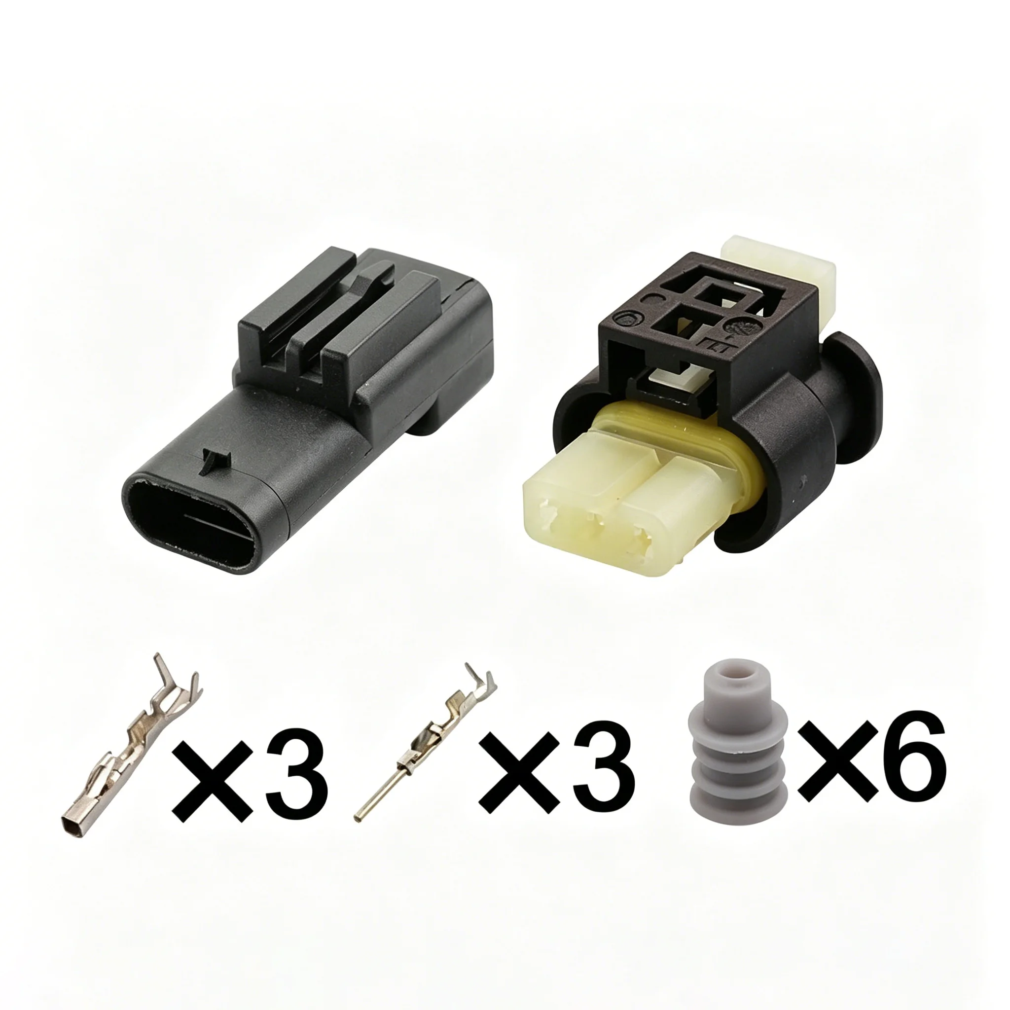 1/5/10 PCS 3 Pin Auto waterproof connector Motorcycle sensor plug Socket 7615637-04 805-121-522 A0295451326 A0225452526
1/5/10 PCS 3 Pin Auto waterproof connector Motorcycle sensor plug Socket 7615637-04 805-121-522 A0295451326 A0225452526