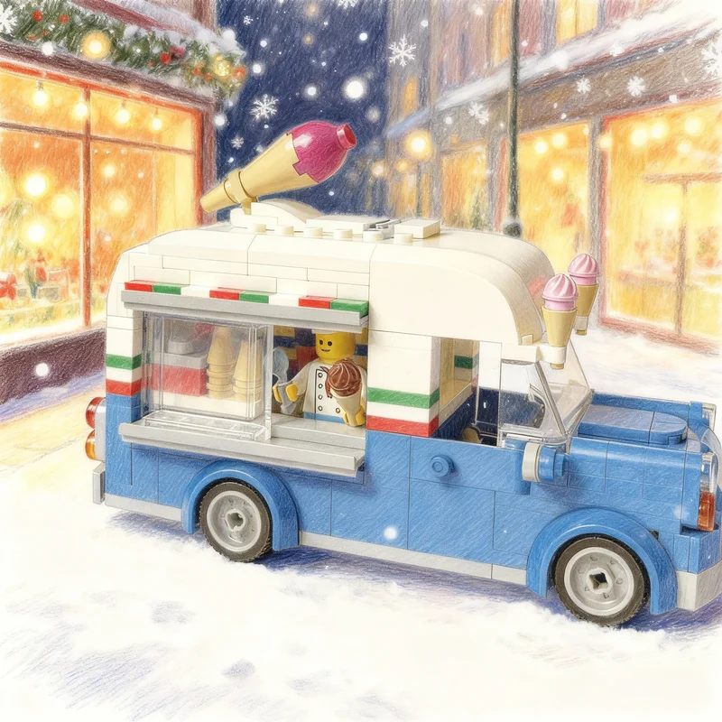 294pcs MOC Ice Cream Truck City Traffic Model Building Christmas Gifts Blocks Construction Toy DIY Education Creative Idea
294pcs MOC Ice Cream Truck City Traffic Model Building Christmas Gifts Blocks Construction Toy DIY Education Creative Idea