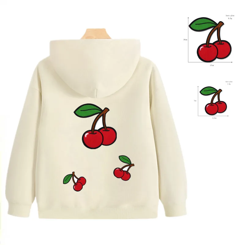 Cherry Iron on Patch Cute Cherry Fruit Embroidered Sew on Appliques Patches DIY Clothes Bags Coats T-shirt Hat Mobile Phone PC
Cherry Iron on Patch Cute Cherry Fruit Embroidered Sew on Appliques Patches DIY Clothes Bags Coats T-shirt Hat Mobile Phone PC