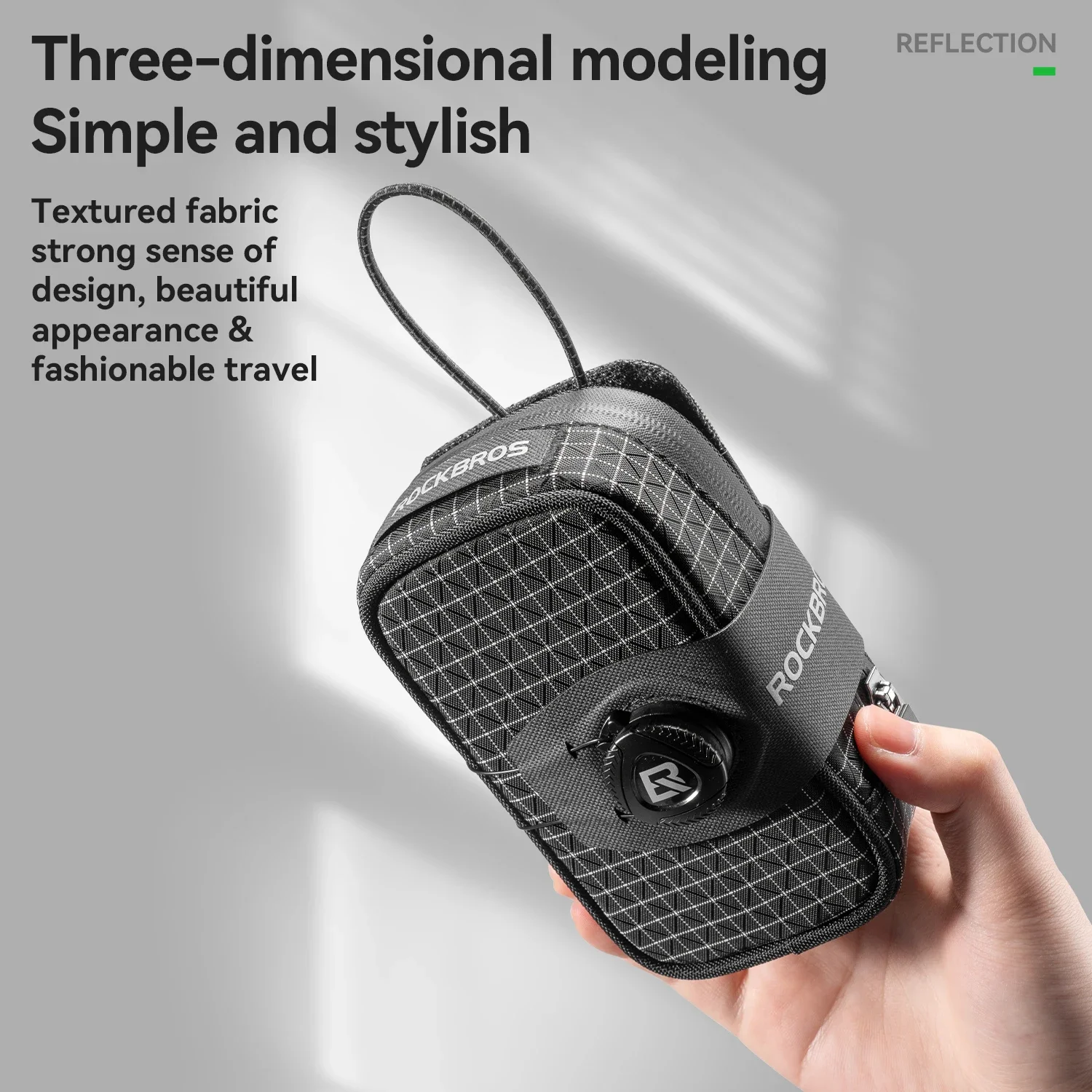 ROCKBROS Thickened polyester wear-resistant saddlebags portable self-locking bags bicycle multifunctional storage tail bag
ROCKBROS Thickened polyester wear-resistant saddlebags portable self-locking bags bicycle multifunctional storage tail bag