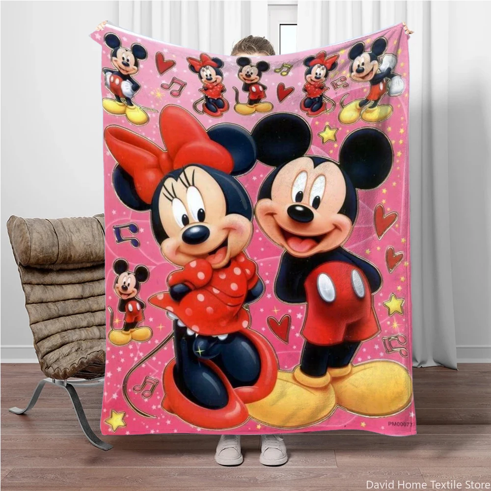 Cute Mickey Mouse HD Printed Blanket Oversized Bedding Sofa Soft Travel Warm Flannel Bedroom Blanket Children and Girls Gift
Cute Mickey Mouse HD Printed Blanket Oversized Bedding Sofa Soft Travel Warm Flannel Bedroom Blanket Children and Girls Gift