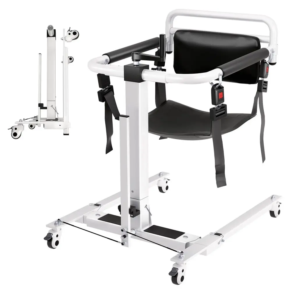 Transfer Lift Wheelchair Shower Wheelchair Patient Lift for Home, Adjustable seat Height, Includes Toilet seat with Hole, Porta
Transfer Lift Wheelchair Shower Wheelchair Patient Lift for Home, Adjustable seat Height, Includes Toilet seat with Hole, Porta