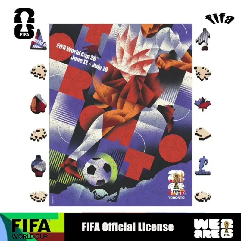 Official 2026 FIFA World Cup Toronto City Jigsaw Puzzle Poster 9.4*11.8in High Quality Wooden Puzzle Gifts for Kids for Adults
Official 2026 FIFA World Cup Toronto City Jigsaw Puzzle Poster 9.4*11.8in High Quality Wooden Puzzle Gifts for Kids for Adults