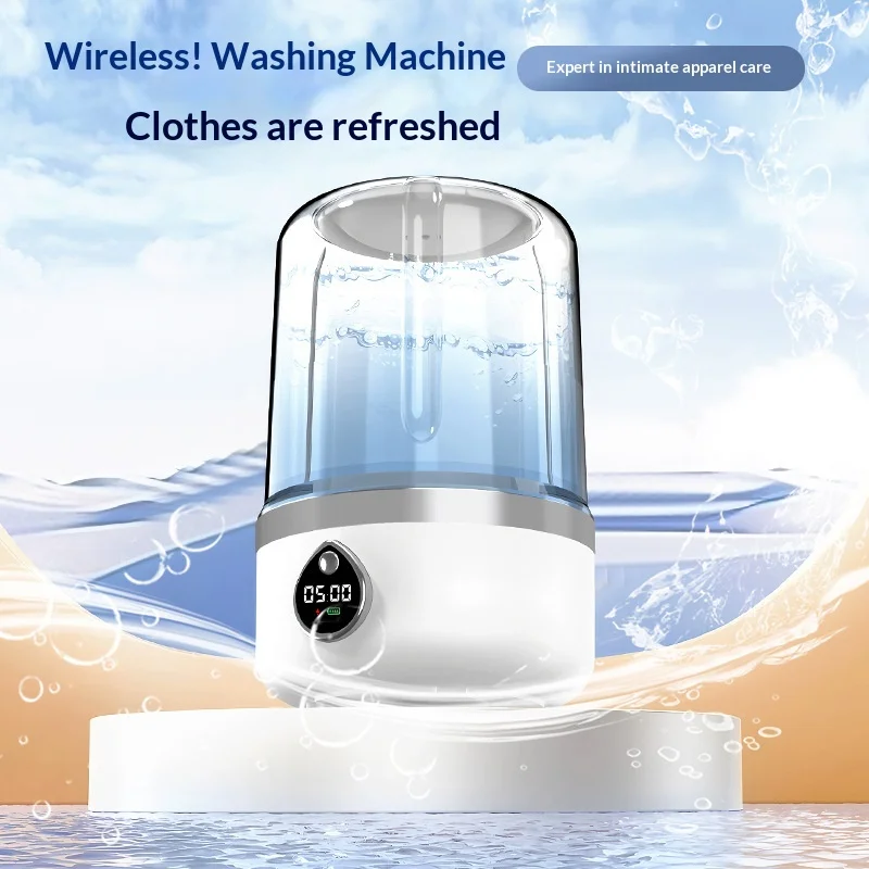 Mini Washing Machine for Underwear Portable Compact Washer USB Rechargeable Automatic for Home Apartment Socks Laundry for Home
Mini Washing Machine for Underwear Portable Compact Washer USB Rechargeable Automatic for Home Apartment Socks Laundry for Home