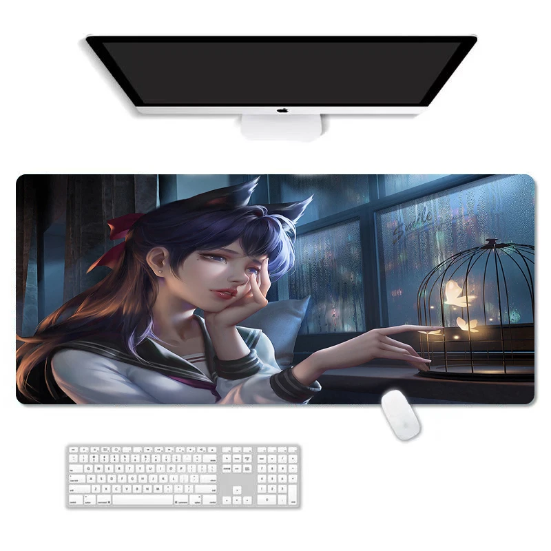 Anime Girl mouse pad Rubber non-slip Mechanical keyboard games pads Laptop protective mat Oversized desk mats PC accessories
Anime Girl mouse pad Rubber non-slip Mechanical keyboard games pads Laptop protective mat Oversized desk mats PC accessories