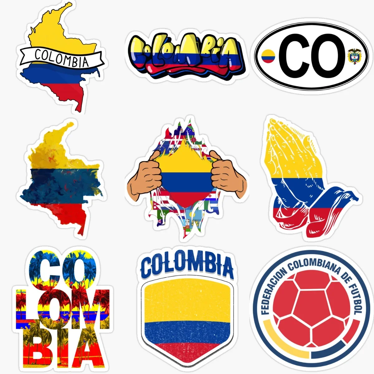 CO Colombia Flag Map Creative PVC Sticker for Decorate Car Bicycle Motorcycle Window Wall Fridge Helmet Bumper Decal Accessorie
CO Colombia Flag Map Creative PVC Sticker for Decorate Car Bicycle Motorcycle Window Wall Fridge Helmet Bumper Decal Accessorie