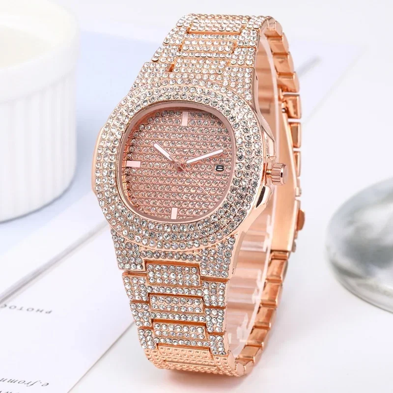 2026 Full Sky Star Waterdrop Quartz Watch with Full Diamond Band for Men and Women, Light Luxury Steel Strap Watch
2026 Full Sky Star Waterdrop Quartz Watch with Full Diamond Band for Men and Women, Light Luxury Steel Strap Watch