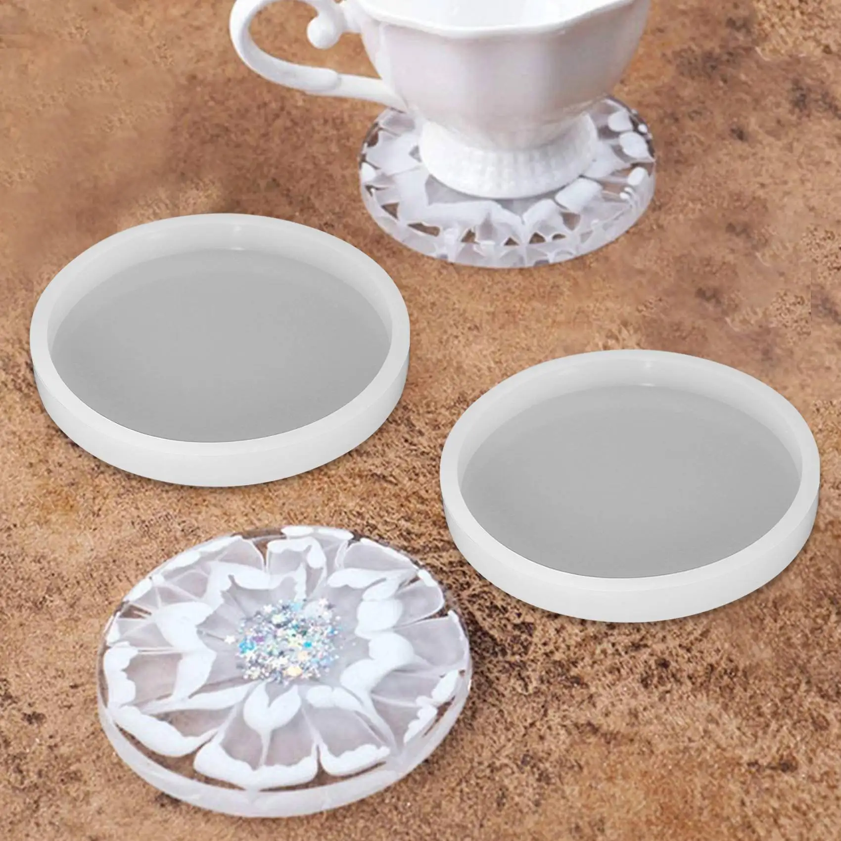 Resin Coaster Mould Kit Silicone Resin Moulds DIY Coasters Round And Square Shapes For Epoxy Resin Craft Kit
Resin Coaster Mould Kit Silicone Resin Moulds DIY Coasters Round And Square Shapes For Epoxy Resin Craft Kit