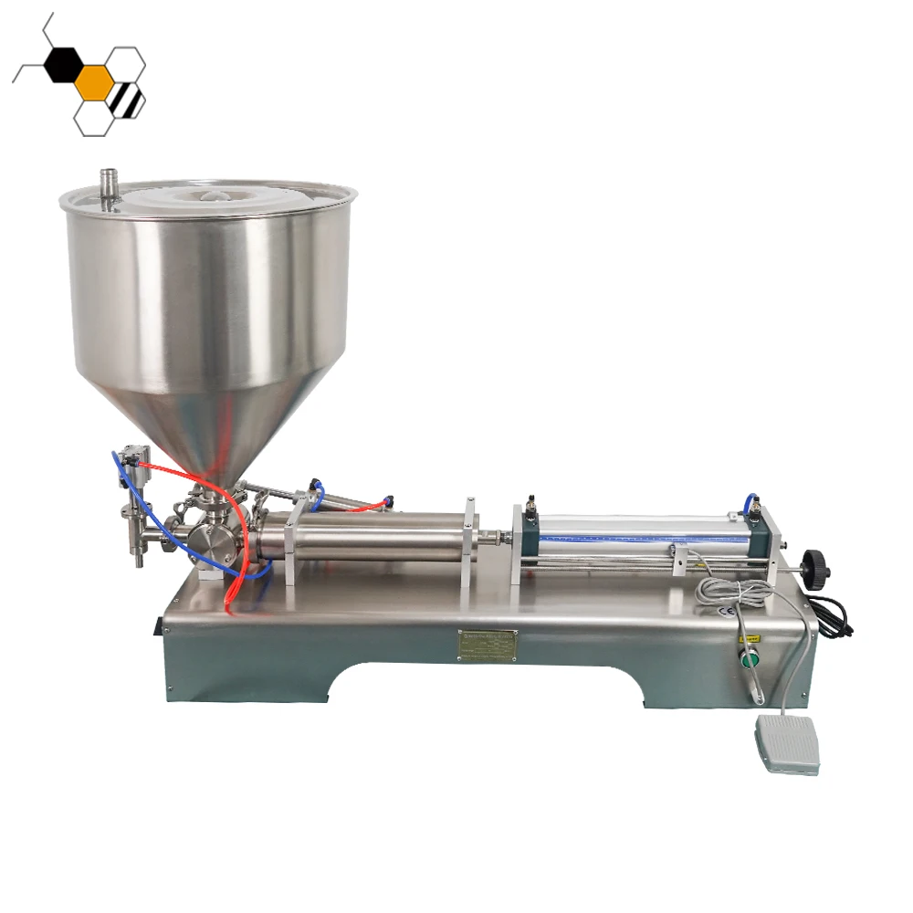 For New Design Semi-Automatic Single/Double Head Pneumatic Honey Filling Machine 10-1000ML
For New Design Semi-Automatic Single/Double Head Pneumatic Honey Filling Machine 10-1000ML