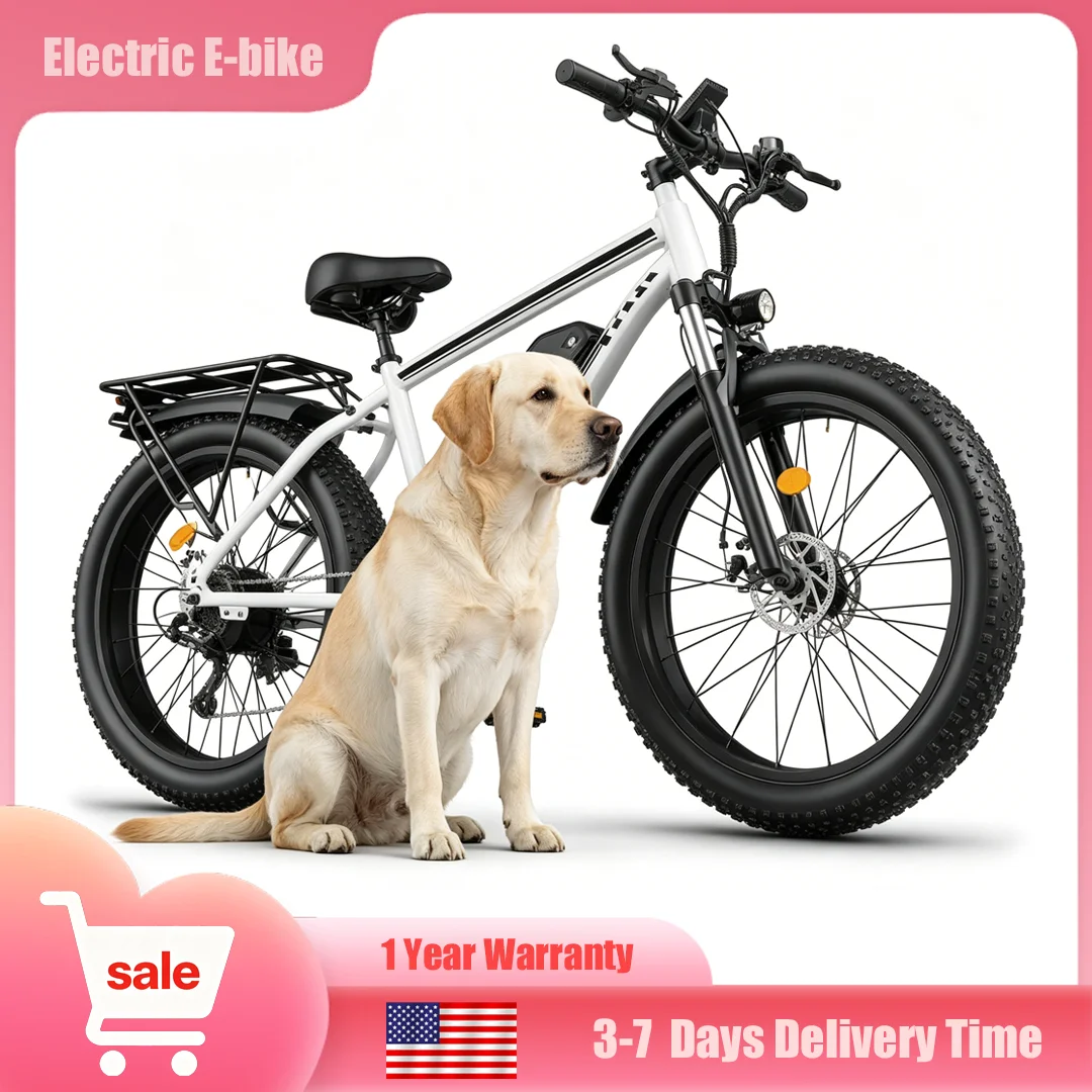 1500W Mountain Dirt Ebike 26x4 Inch Fat Tire 48V 15AH Battery Max 31MPH Adult Electric Bicycle
1500W Mountain Dirt Ebike 26x4 Inch Fat Tire 48V 15AH Battery Max 31MPH Adult Electric Bicycle