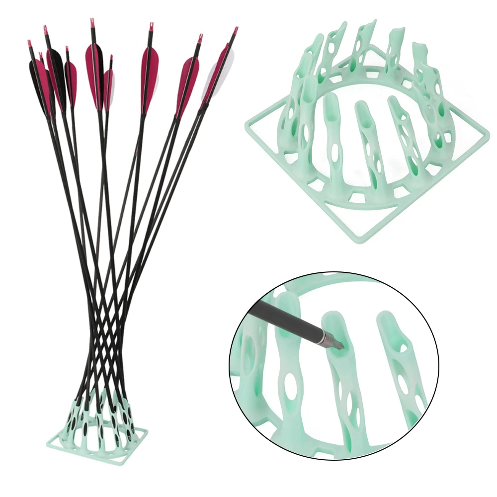Archery Arrow Base Can Storage 12pcs Arrow 3D-printed Plastic Arrow Holder for Recurve Compound Bow Targeting Shooting Practice
Archery Arrow Base Can Storage 12pcs Arrow 3D-printed Plastic Arrow Holder for Recurve Compound Bow Targeting Shooting Practice