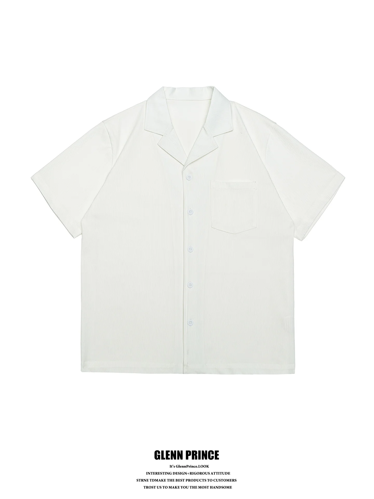 White Cuban Collar Short Sleeve Casual Shirt Men's Summer Cleanfit Loose Fit Business Gentleman Polyester Cotton Blend Shirt
White Cuban Collar Short Sleeve Casual Shirt Men's Summer Cleanfit Loose Fit Business Gentleman Polyester Cotton Blend Shirt