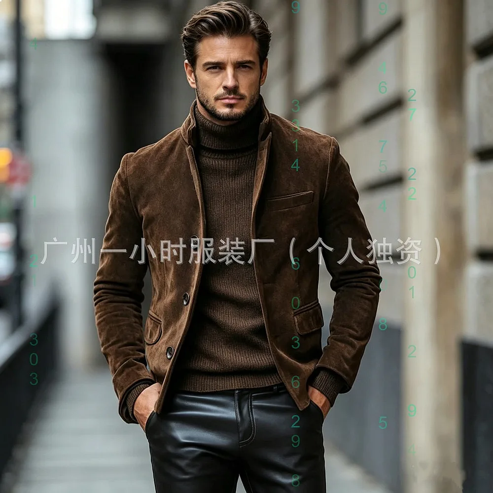 Mens Suede Work Jacket Vintage Casual Blazer Suede Jackets Spring Summer Retro Outerwear
Mens Suede Work Jacket Vintage Casual Blazer Suede Jackets Spring Summer Retro Outerwear