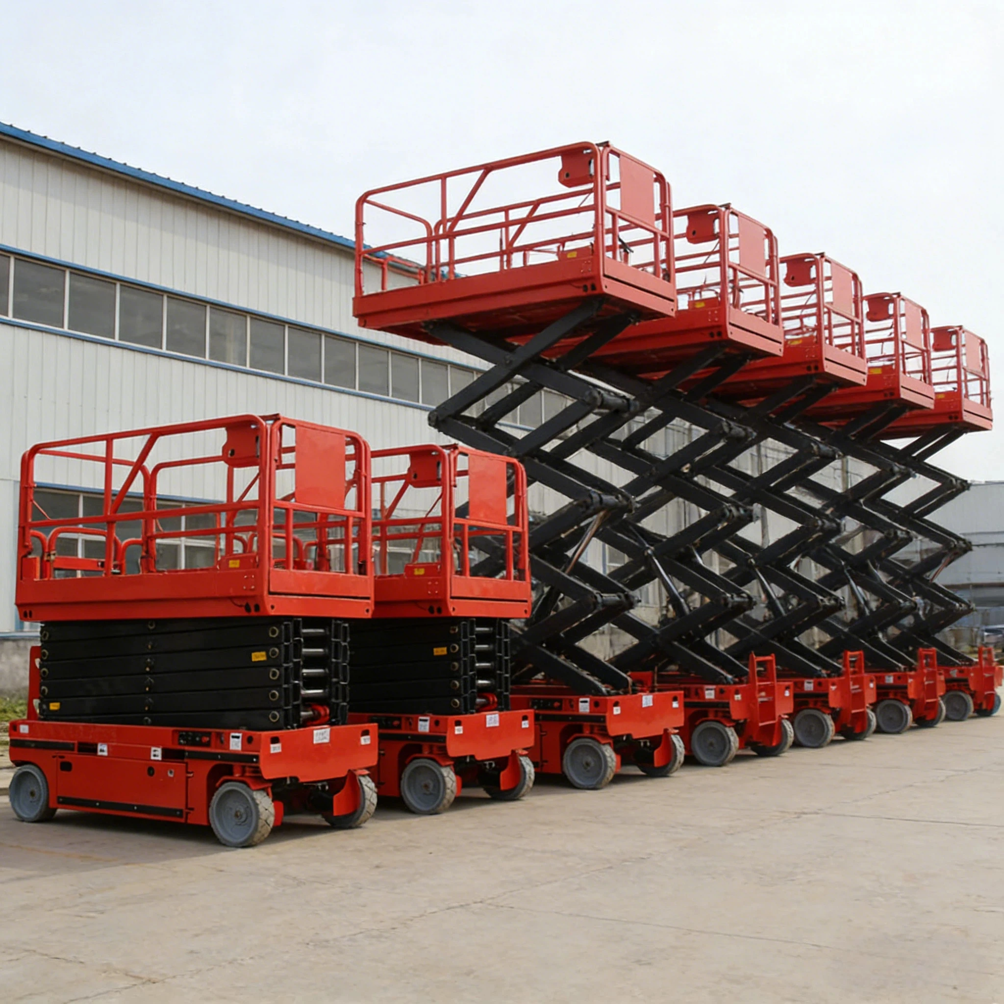 Customized Factory Price Mobile Electric Scissor Scaffolding Lifting Scaffold Elevator Automatic Lifting Platform
Customized Factory Price Mobile Electric Scissor Scaffolding Lifting Scaffold Elevator Automatic Lifting Platform
