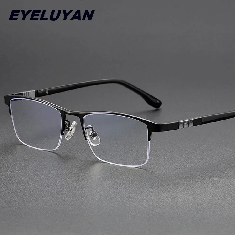 Eyeluyan Men's Semi Rim Frame Titanium Eyeglasses Square Myopia Optical Glasses Frame Prescription Spectacle
Eyeluyan Men's Semi Rim Frame Titanium Eyeglasses Square Myopia Optical Glasses Frame Prescription Spectacle