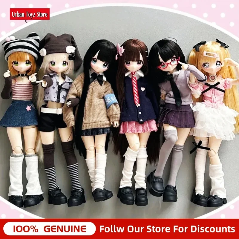 Genuine X11 Bjd Doll 1/6 Scale Articulated Figure, Anime Girl Straight Bangs Cute Collectible Blind Box Trendy Toy Gift For Fans
Genuine X11 Bjd Doll 1/6 Scale Articulated Figure, Anime Girl Straight Bangs Cute Collectible Blind Box Trendy Toy Gift For Fans