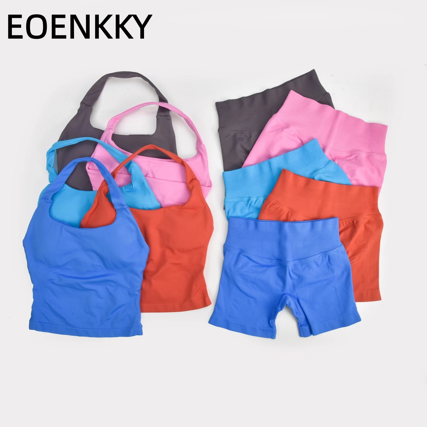 EOENKKY Halter Top Leggings Gym Set Women's Yoga Seamless High Elastic Gym Vest Shorts Set Daily Exercise Gym Sports Set
EOENKKY Halter Top Leggings Gym Set Women's Yoga Seamless High Elastic Gym Vest Shorts Set Daily Exercise Gym Sports Set
