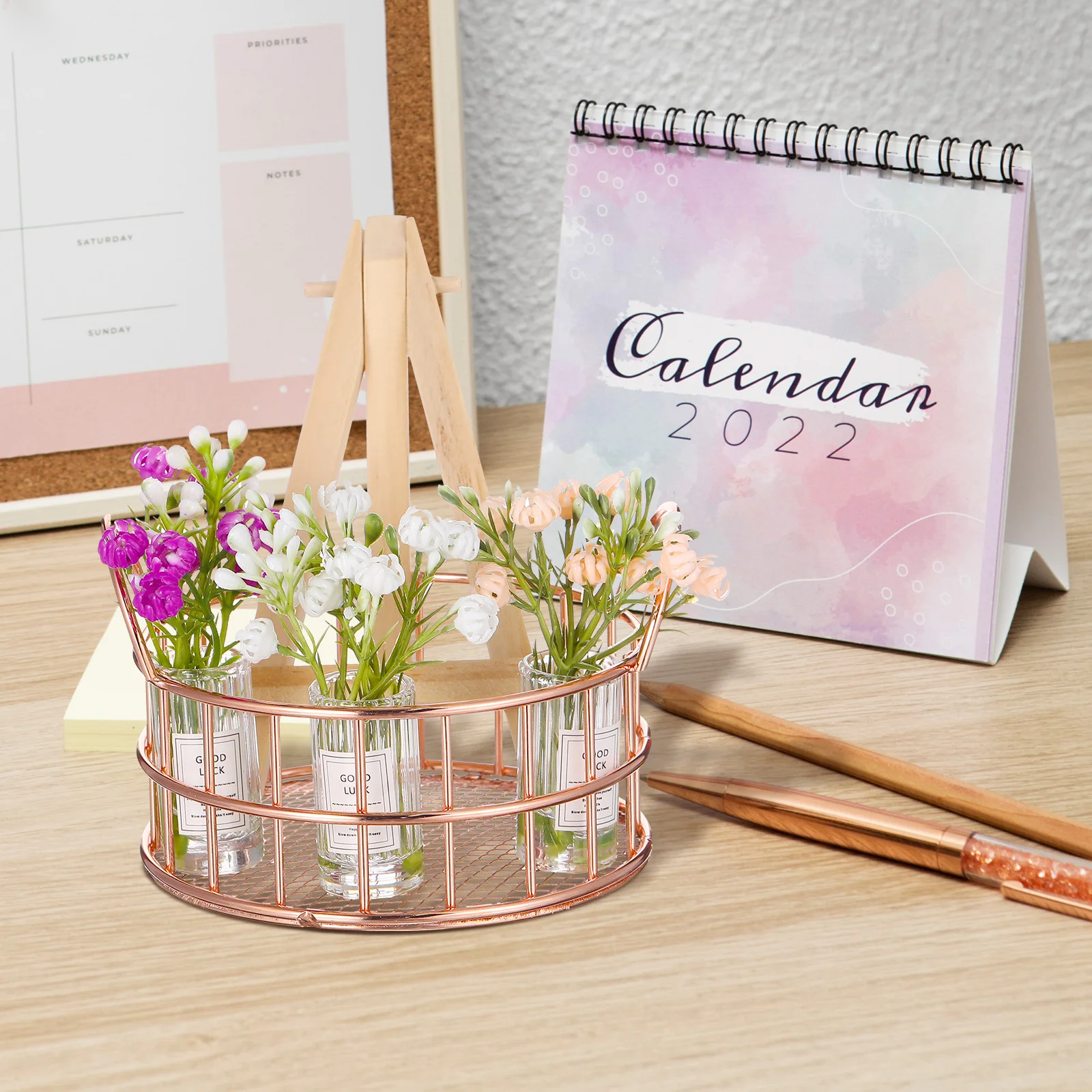 Wrought Iron Storage Basket Rose Gold Desktop ganizer for Cosmetics Snacks Sundries Home Office Bedroom Room Metal
Wrought Iron Storage Basket Rose Gold Desktop ganizer for Cosmetics Snacks Sundries Home Office Bedroom Room Metal