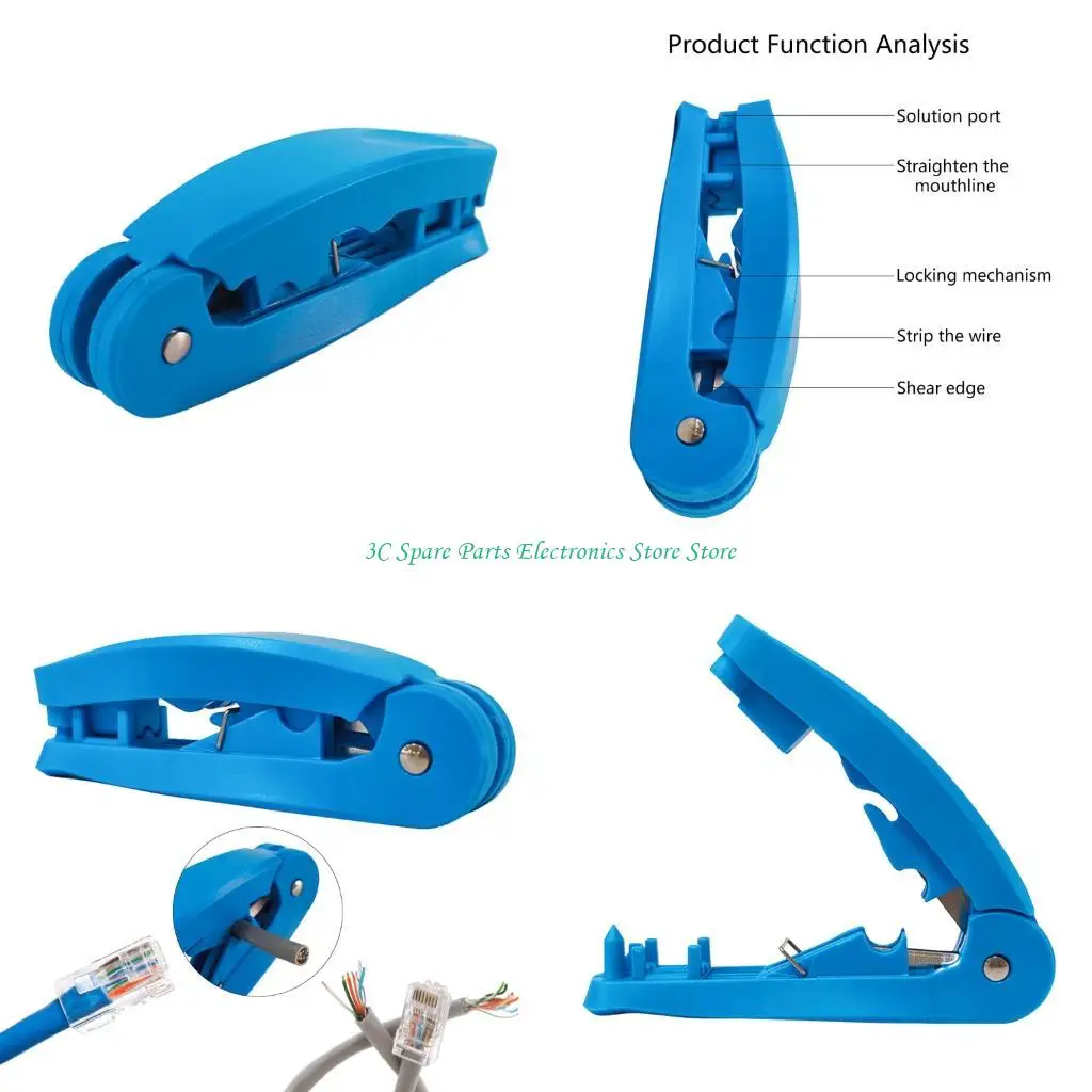 SZ Precise RJ45 Cable Wire Stripping Tool Cable Untangler for Cat5 Cat6 Networking Installation
SZ Precise RJ45 Cable Wire Stripping Tool Cable Untangler for Cat5 Cat6 Networking Installation