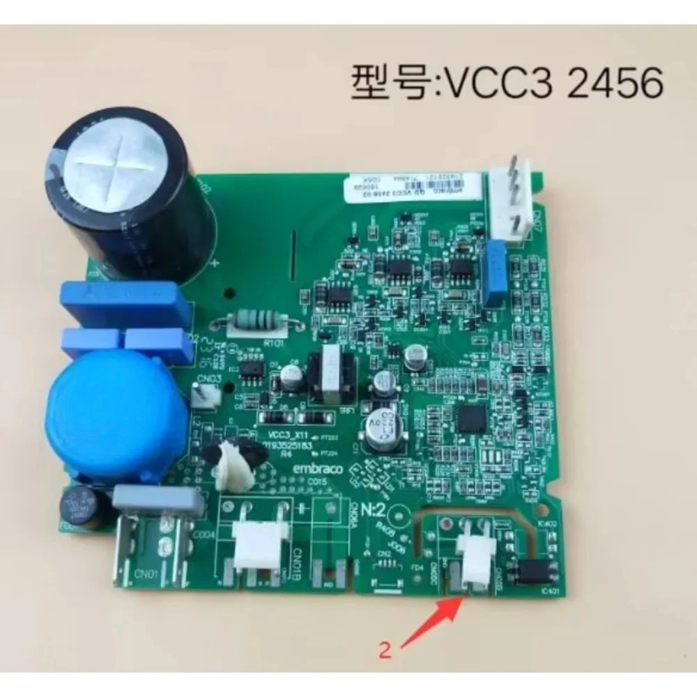 New refrigerator frequency conversion plate compressor drive control plate VCC3 2456 0193525078 0193525122
New refrigerator frequency conversion plate compressor drive control plate VCC3 2456 0193525078 0193525122