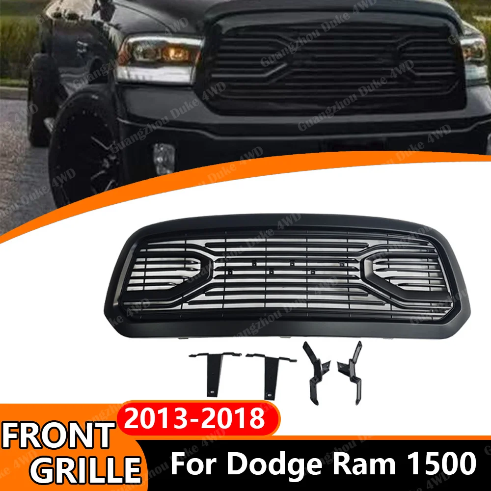 Front Grille Assembly for Dodge Ram 1500 2013-2018 Martin Style Mesh Grill Sport Front Bumper Grille Replacement Truck Exterior
Front Grille Assembly for Dodge Ram 1500 2013-2018 Martin Style Mesh Grill Sport Front Bumper Grille Replacement Truck Exterior