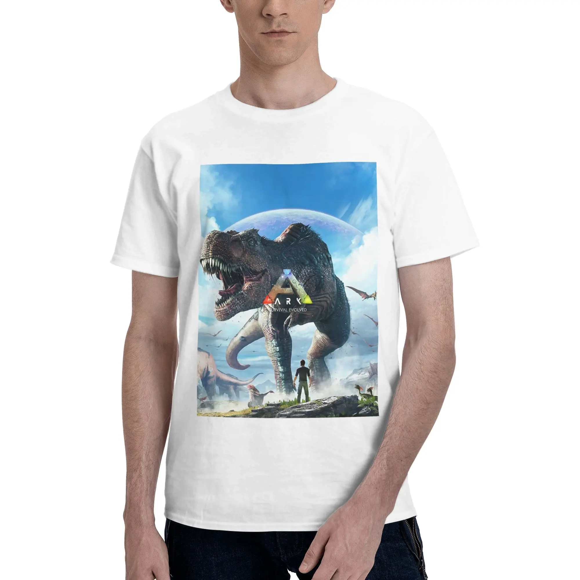 Gifts Idea Ark Survival Evolved 100% Cotton T-Shirt Men's Fashion T Shirts Men O-Neck Short Sleeve S-6XL
Gifts Idea Ark Survival Evolved 100% Cotton T-Shirt Men's Fashion T Shirts Men O-Neck Short Sleeve S-6XL