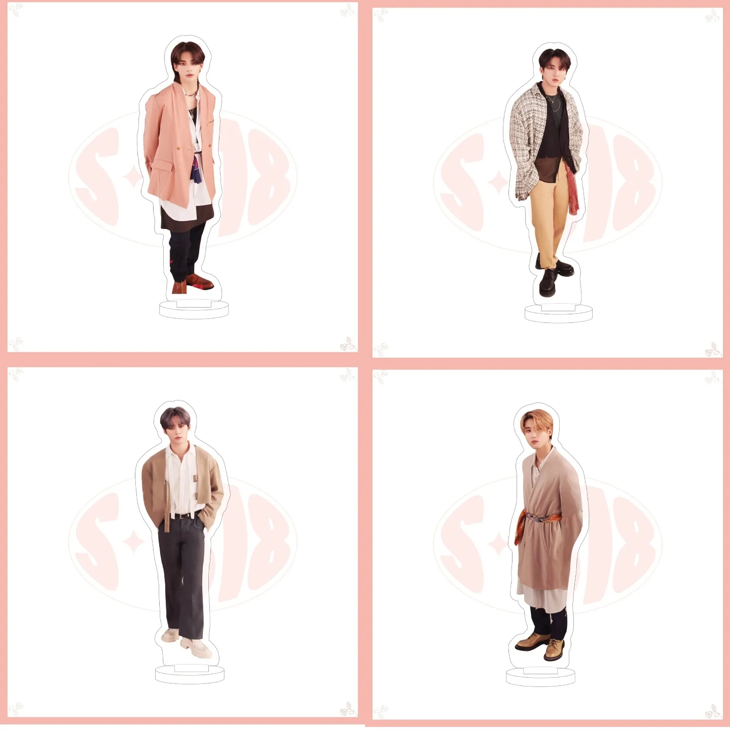 SK Kpop Boys Acrylic Stand Desk Decor Figure Gift Idol Style Tabletop Ornament Standee Fan Gifts Collectible Jewelry Friends
SK Kpop Boys Acrylic Stand Desk Decor Figure Gift Idol Style Tabletop Ornament Standee Fan Gifts Collectible Jewelry Friends