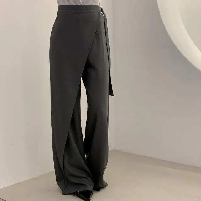 Женские повседневные брюки East Gate с поясом, шикарные, широкие, с высокой талией, из полиэстера, не требуют глажки, для ежедневной носки, теплые
Женские повседневные брюки East Gate с поясом, шикарные, широкие, с высокой талией, из полиэстера, не требуют глажки, для ежедневной носки, теплые