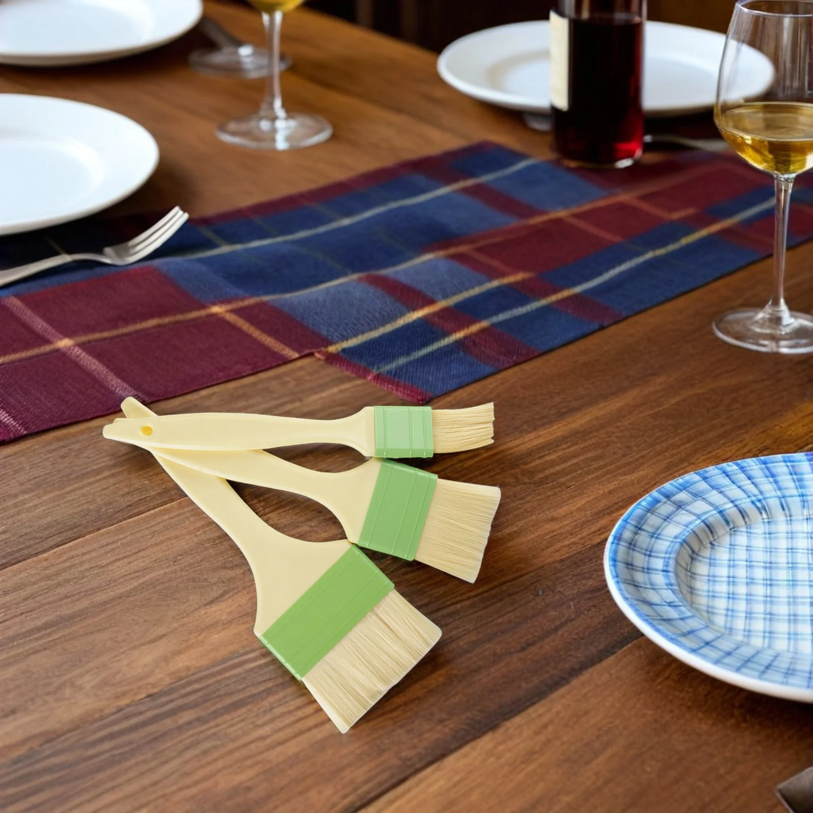 3pcs Baking Brush Set Plastic Bristles Kitchen Oil Brush For Bbq Cake Pastry Egg Wash Applicator Barbecue Accessories
3pcs Baking Brush Set Plastic Bristles Kitchen Oil Brush For Bbq Cake Pastry Egg Wash Applicator Barbecue Accessories