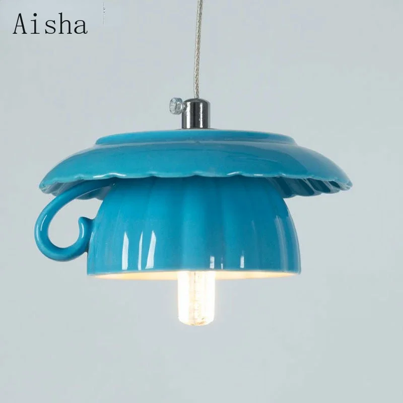Modern Tea Cup Teapot Hanging Lamp Ceramic Led Pendant Lights Dining Room Kitchen Home Decor Luminaire Lighting Fixtures
Modern Tea Cup Teapot Hanging Lamp Ceramic Led Pendant Lights Dining Room Kitchen Home Decor Luminaire Lighting Fixtures