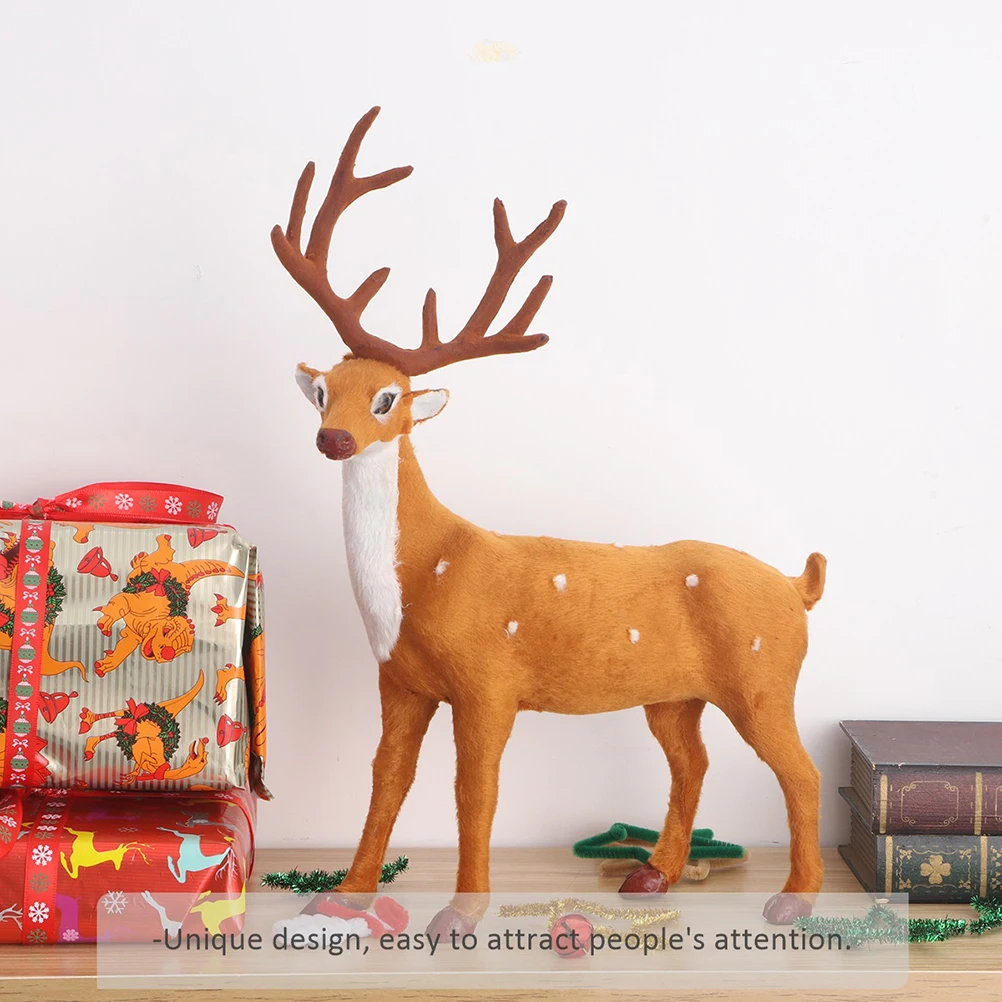 2 Pcs Simulation Elk Decoration Christmas Ornament Creative Home Sika Deer Xmas Simulated
2 Pcs Simulation Elk Decoration Christmas Ornament Creative Home Sika Deer Xmas Simulated